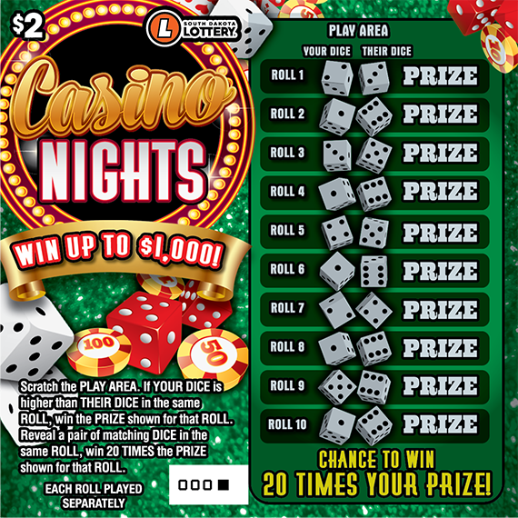 Casino Nights 2 South Dakota Lottery